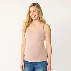 Maternity Sonoma Goods For Life® Nursing Shelf Cami Gray -Sonoma Goods For Life Shop unnamed file 13997