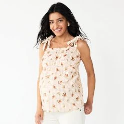 Maternity Sonoma Goods For Life® Tie-Shoulder Babydoll Top Rustic -Sonoma Goods For Life Shop unnamed file 14028