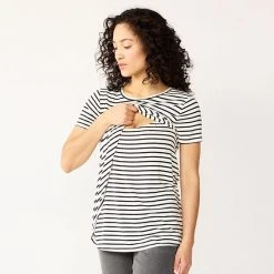 Maternity Sonoma Goods For Life® Asymmetrical Nursing Tee Mauve -Sonoma Goods For Life Shop unnamed file 14043