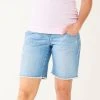 Maternity Sonoma Goods For Life® Over-the-Belly Frayed Hem Bermuda Shorts Dark Wash -Sonoma Goods For Life Shop unnamed file 14051