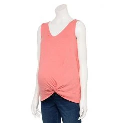Maternity Sonoma Goods For Life® Knot-Hem Tank Yellow Stripe -Sonoma Goods For Life Shop unnamed file 14060