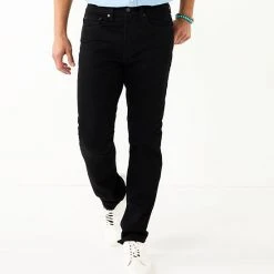 Men's Sonoma Goods For Life® Flexwear Slim-Fit Straight-Leg Jeans Dark Wash -Sonoma Goods For Life Shop unnamed file 14083