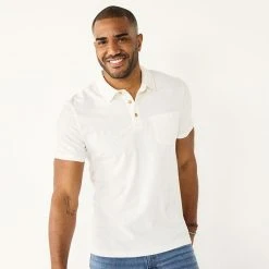 Men's Sonoma Goods For Life® Supersoft Lightweight Polo Pink -Sonoma Goods For Life Shop unnamed file 14090