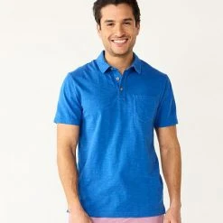 Men's Sonoma Goods For Life® Supersoft Lightweight Polo Pink -Sonoma Goods For Life Shop unnamed file 14092