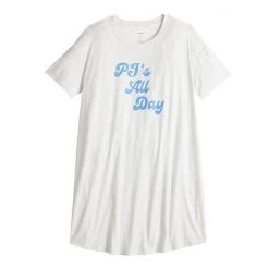 Women's Sonoma Goods For Life® Graphic Short Sleeve Sleepshirt Turq Coffee -Sonoma Goods For Life Shop unnamed file 14165