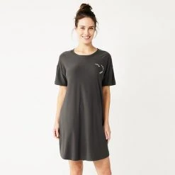 Women's Sonoma Goods For Life® Graphic Short Sleeve Sleepshirt Turq Coffee -Sonoma Goods For Life Shop unnamed file 14167