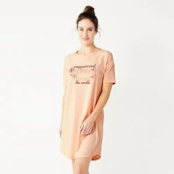 Women's Sonoma Goods For Life® Graphic Short Sleeve Sleepshirt Turq Coffee -Sonoma Goods For Life Shop unnamed file 14171