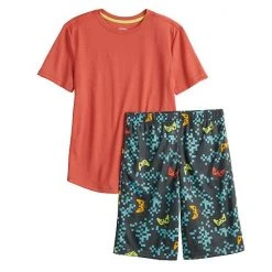 Boys 5-20 Sonoma Goods For Life® Top & Shorts Pajama Set In Regular & Husky Lime Skateboards -Sonoma Goods For Life Shop unnamed file 14253