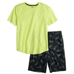 Boys 5-20 Sonoma Goods For Life® Top & Shorts Pajama Set In Regular & Husky Lime Skateboards -Sonoma Goods For Life Shop unnamed file 14255