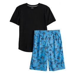Boys 5-20 Sonoma Goods For Life® Top & Shorts Pajama Set In Regular & Husky Lime Skateboards -Sonoma Goods For Life Shop unnamed file 14256
