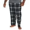 Big & Tall Sonoma Goods For Life® Microfleece Sleep Pants Blue Heather Navy Grid -Sonoma Goods For Life Shop unnamed file 14309