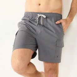 Men's Sonoma Goods For Life® Cargo Swim Trunks Meteorite -Sonoma Goods For Life Shop unnamed file 14492