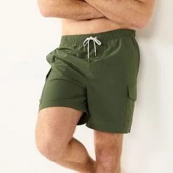 Men's Sonoma Goods For Life® Cargo Swim Trunks Meteorite -Sonoma Goods For Life Shop unnamed file 14496