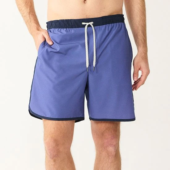 Men's Sonoma Goods For Life® Scallop Swim Trunks Florida Keys 3 Men's Sonoma Goods For Life® Scallop Swim Trunks Florida Keys