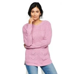 Women's Sonoma Goods For Life® Cozy Wave-Stitch Crewneck Sweater Black -Sonoma Goods For Life Shop unnamed file 14541