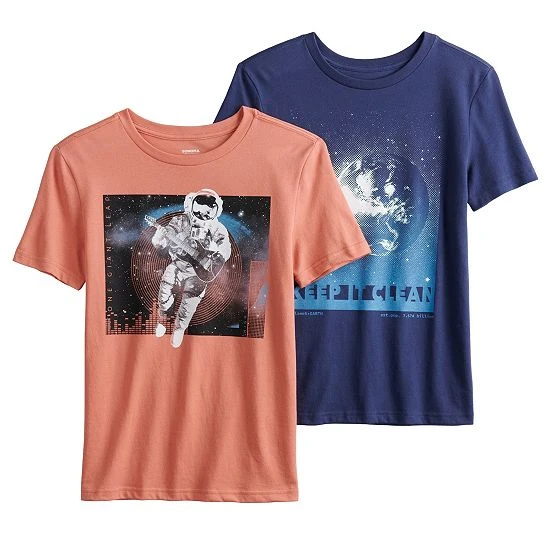 Boys 8-20 Sonoma Goods For Life® Everyday Graphic Tee 2-Pack Set Gaming 6 Boys 8-20 Sonoma Goods For Life® Everyday Graphic Tee 2-Pack Set Gaming - Image 4