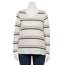 Plus Size Sonoma Goods For Life® Favorite V-Neck Long-Sleeve Tee White 25 Plus Size Sonoma Goods For Life® Favorite V-Neck Long-Sleeve Tee White -Sonoma Goods For Life Shop unnamed file 14588