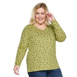 Plus Size Sonoma Goods For Life® Favorite V-Neck Long-Sleeve Tee White 38 Plus Size Sonoma Goods For Life® Favorite V-Neck Long-Sleeve Tee White -Sonoma Goods For Life Shop unnamed file 14601