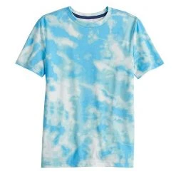Boys 8-20 Sonoma Goods For Life® Supersoft Tie Dye Tee In Regular & Husky Wavy Tie Dye Blue