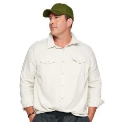 Big & Tall Sonoma Goods For Life® Regular-Fit Flannel Button-Down Shirt Olive Black Buff -Sonoma Goods For Life Shop unnamed file 14680