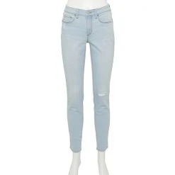 Women's Sonoma Goods For Life® Curvy High-Waisted Skinny Jeans Destructed Blue Wash -Sonoma Goods For Life Shop unnamed file 14717