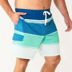 Men's Big & Tall Sonoma Goods For Life® E-Board Swim Trunks Black Stripe -Sonoma Goods For Life Shop unnamed file 14750