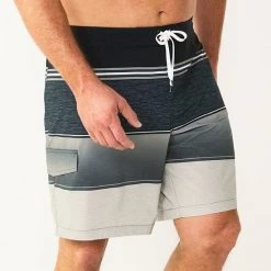 Men's Big & Tall Sonoma Goods For Life® E-Board Swim Trunks Black Stripe -Sonoma Goods For Life Shop unnamed file 14751