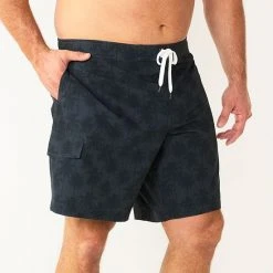 Men's Big & Tall Sonoma Goods For Life® E-Board Swim Trunks Black Stripe -Sonoma Goods For Life Shop unnamed file 14753