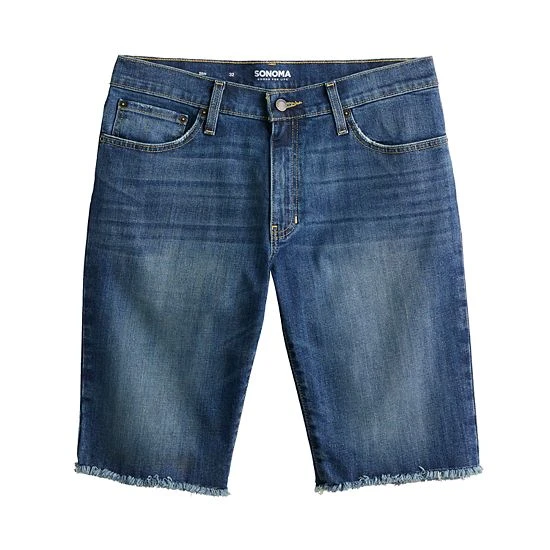 Men's Sonoma Goods For Life® Slim-Fit Denim Shorts Light Blue Wash 4 Men's Sonoma Goods For Life® Slim-Fit Denim Shorts Light Blue Wash - Image 2