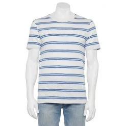 Men's Sonoma Goods For Life® Striped Crewneck Tee Blue Peach Stripe -Sonoma Goods For Life Shop unnamed file 14798