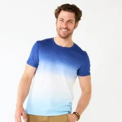 Men's Sonoma Goods For Life® Striped Crewneck Tee Blue Peach Stripe -Sonoma Goods For Life Shop unnamed file 14800