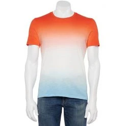 Men's Sonoma Goods For Life® Striped Crewneck Tee Blue Peach Stripe -Sonoma Goods For Life Shop unnamed file 14801