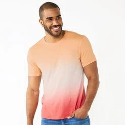 Men's Sonoma Goods For Life® Striped Crewneck Tee Blue Peach Stripe -Sonoma Goods For Life Shop unnamed file 14803