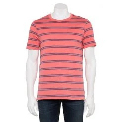 Men's Sonoma Goods For Life® Striped Crewneck Tee Blue Peach Stripe -Sonoma Goods For Life Shop unnamed file 14804