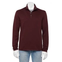 Men's Sonoma Goods For Life® Mockneck Fleece Sweater Gray -Sonoma Goods For Life Shop unnamed file 14807