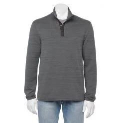 Men's Sonoma Goods For Life® Mockneck Fleece Sweater Gray -Sonoma Goods For Life Shop unnamed file 14808
