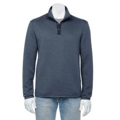 Men's Sonoma Goods For Life® Mockneck Fleece Sweater Gray -Sonoma Goods For Life Shop unnamed file 14809