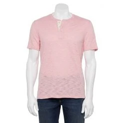 Men's Sonoma Goods For Life® Lightweight Henley Rose -Sonoma Goods For Life Shop unnamed file 14824