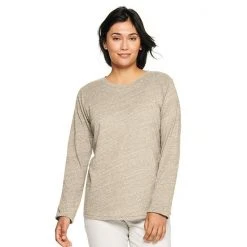 Women's Sonoma Goods For Life® Long Sleeve Crewneck Tee Gray Heart -Sonoma Goods For Life Shop unnamed file 14862
