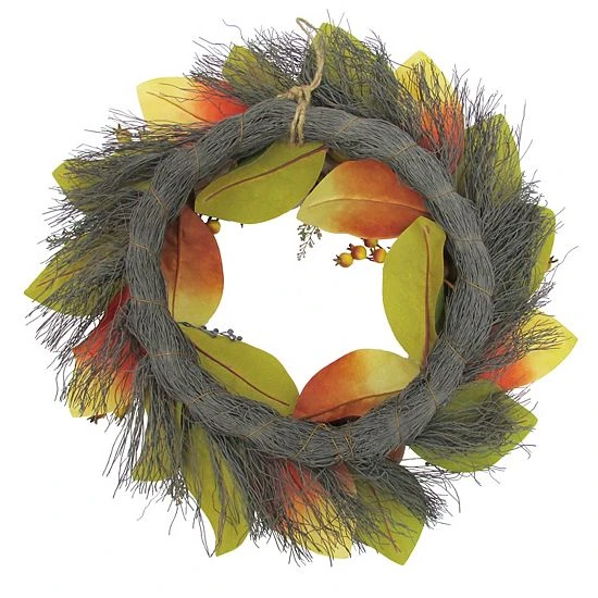 Sonoma Goods For Life® Artificial Magnolia Pear Wreath 4 Sonoma Goods For Life® Artificial Magnolia Pear Wreath - Image 2