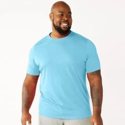 Big & Tall Sonoma Goods For Life® Supersoft Crewneck Sleep Tee Navy Pier