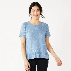 Women's Sonoma Goods For Life® Ruffle Peplum Relaxed Tee 18 Women's Sonoma Goods For Life® Ruffle Peplum Relaxed Tee -Sonoma Goods For Life Shop unnamed file 14976
