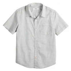 Boys 8-20 Sonoma Goods For Life® Short Sleeve Button-Up Shirt In Regular & Husky Sarasota Blue -Sonoma Goods For Life Shop unnamed file 15028