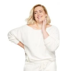 Plus Size Sonoma Goods For Life® X Denise Bidot Off Shoulder Teddy Top Brown -Sonoma Goods For Life Shop unnamed file 15062