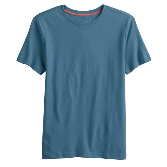 Boys 8-20 Sonoma Goods For Life® Everyday Solid Tee In Regular & Husky Resolute Blue 5 Boys 8-20 Sonoma Goods For Life® Everyday Solid Tee In Regular & Husky Resolute Blue - Image 3