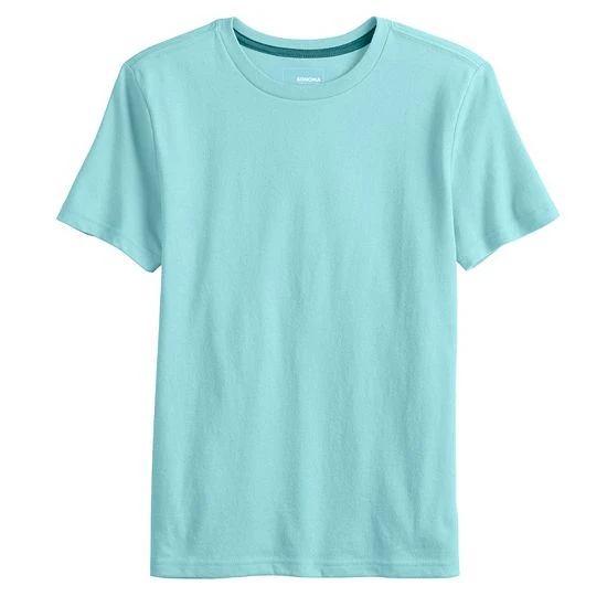 Boys 8-20 Sonoma Goods For Life® Everyday Solid Tee In Regular & Husky Resolute Blue 6 Boys 8-20 Sonoma Goods For Life® Everyday Solid Tee In Regular & Husky Resolute Blue - Image 4