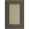 Sonoma Goods For Life® Encore Striped Border Washable Rug Brown Khaki