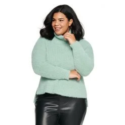 Plus Size Sonoma Goods For Life® X Denise Bidot Cowlneck Sweater Blue -Sonoma Goods For Life Shop unnamed file 15133