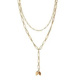 Sonoma Goods For Life® Two Row Multi Chain And Charm Y-Necklace