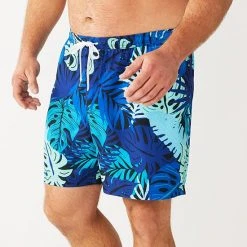 Men's Big & Tall Sonoma Goods For Life® Swim Trunks Jazzy Palm -Sonoma Goods For Life Shop unnamed file 15228